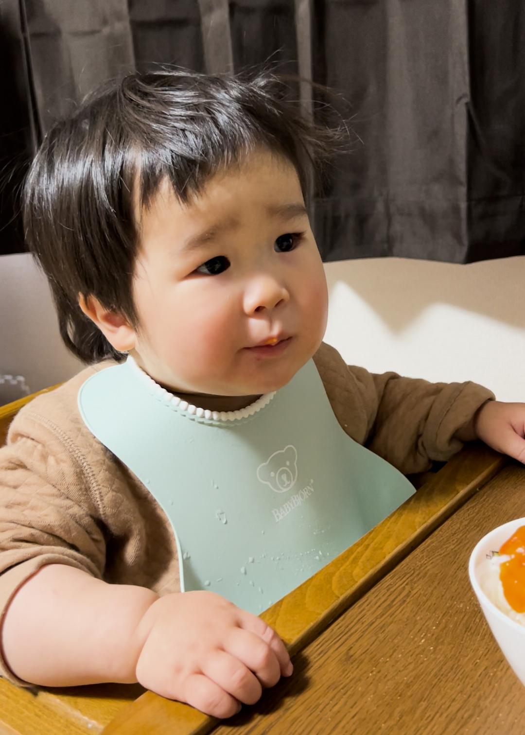 離乳食と ベビースタイ