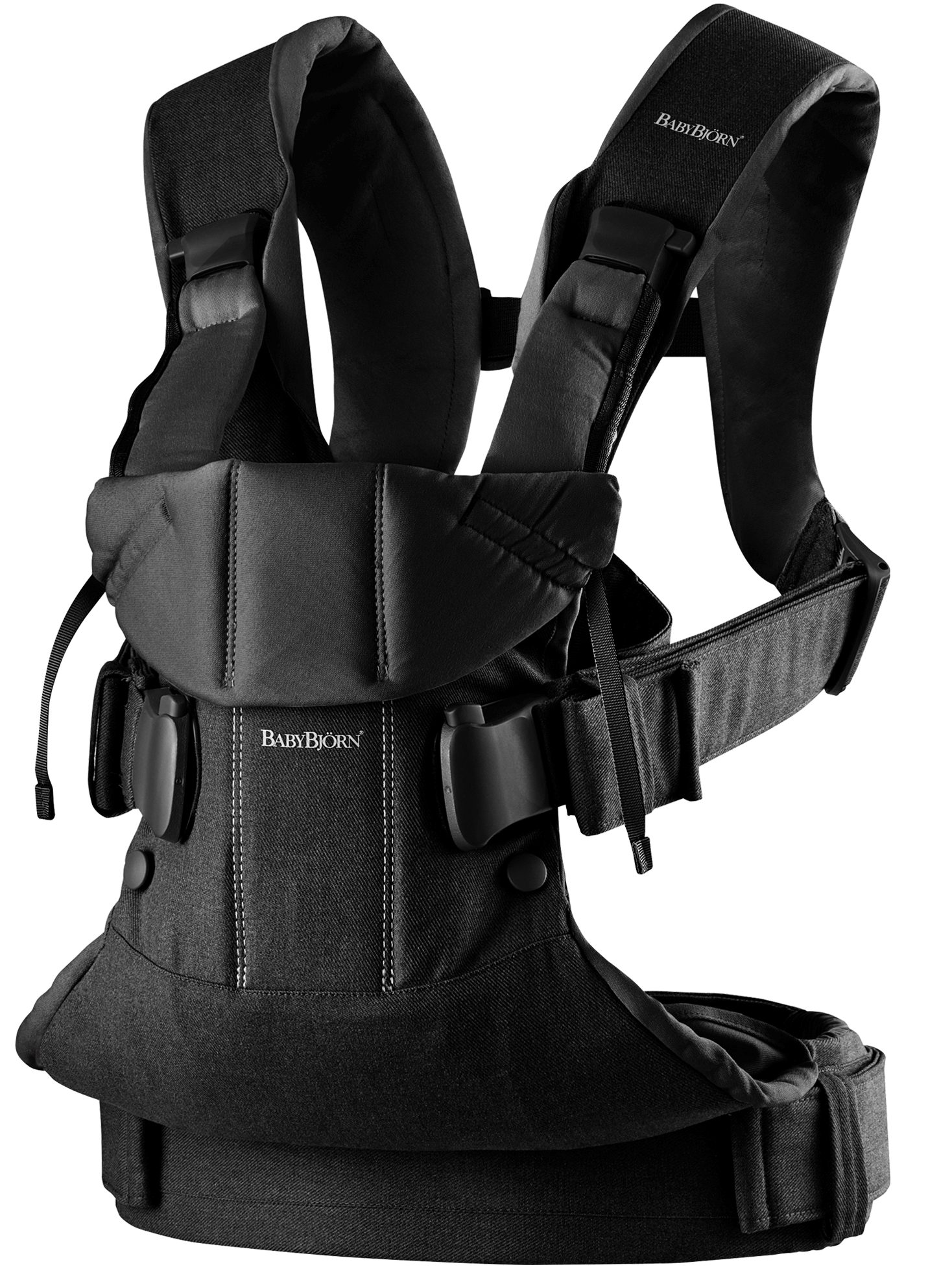 Baby Carrier One Black - Cotton Mix BabyBjörn