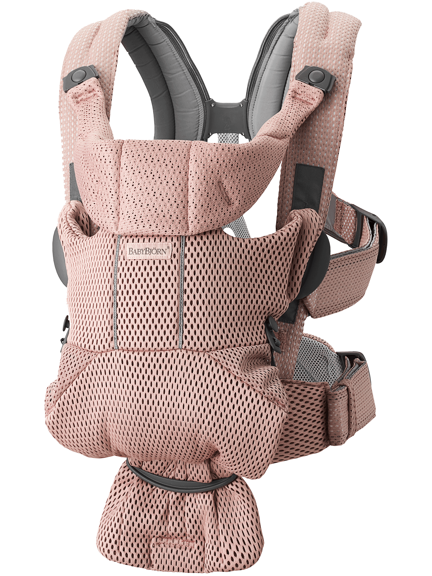 Baby Carrier Free in dusty pink 3D Mesh - BabyBjörn